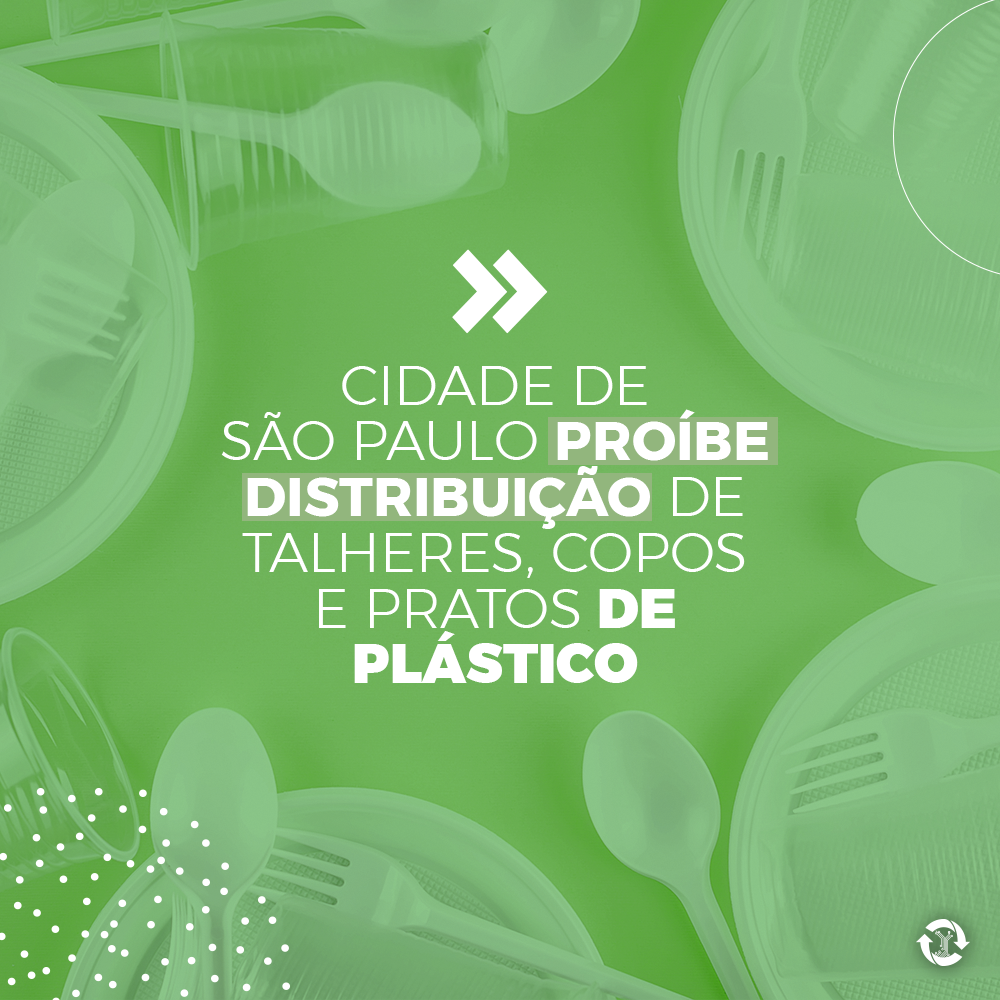 Cidade de São Paulo proíbe distribuição de talheres, copos e pratos de plástico