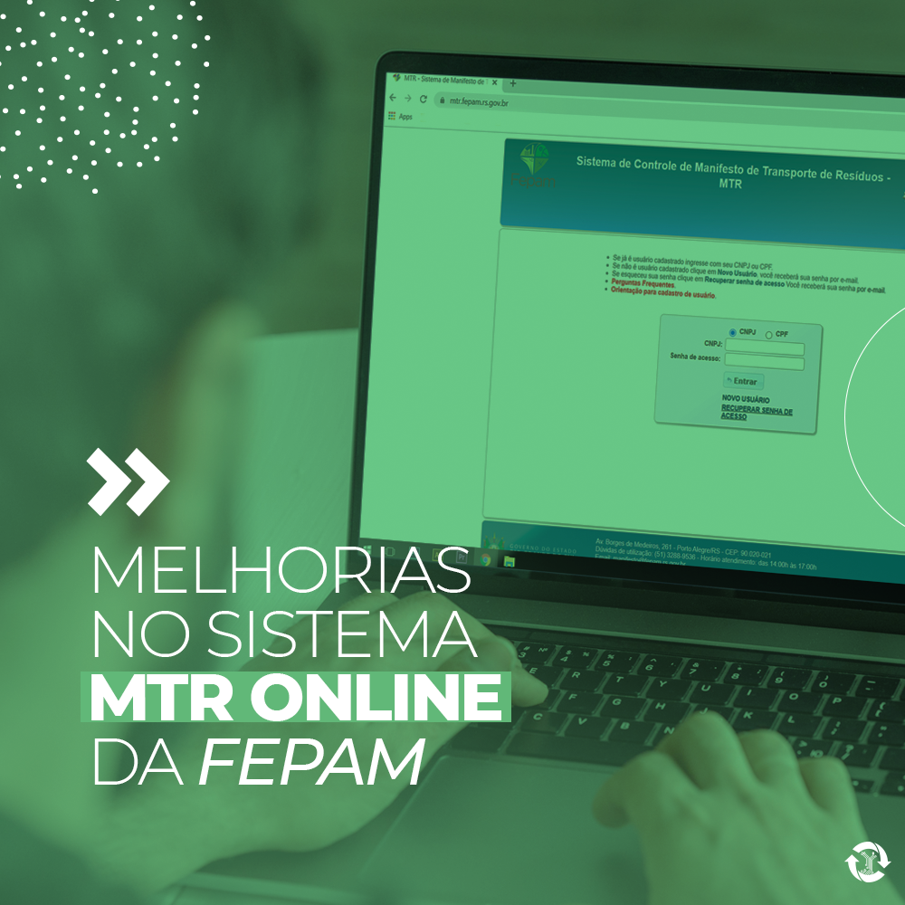 Melhorias no Sistema MTR Online da Fepam