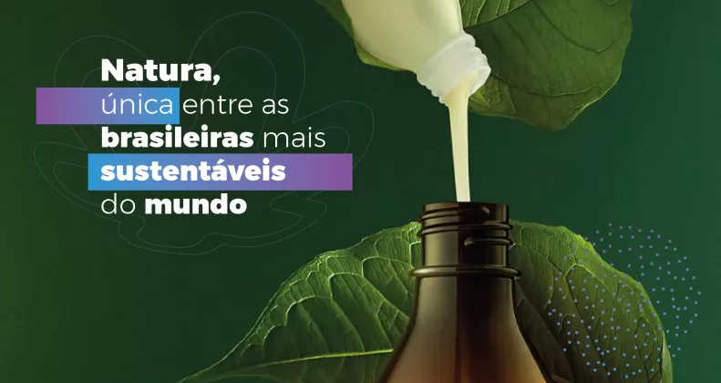 Natura é reconhecida como terceira líder global em sustentabilidade