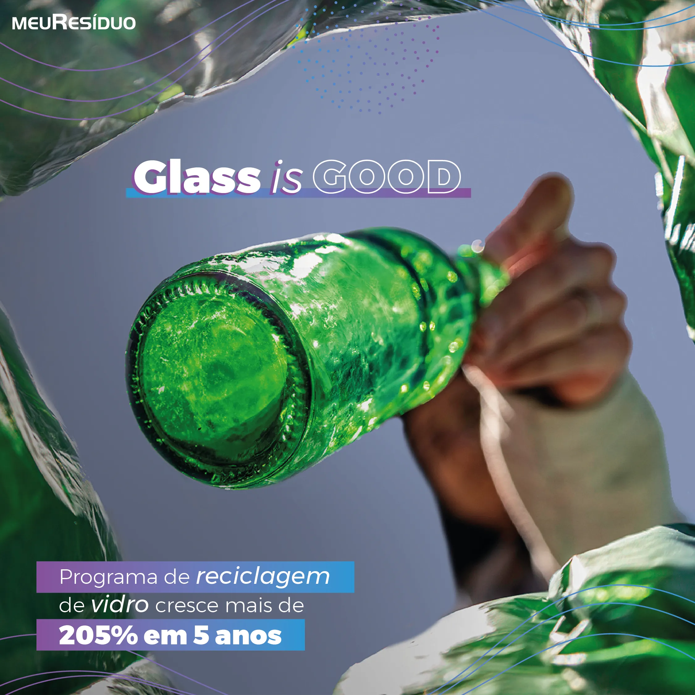 Programa de reciclagem de vidro