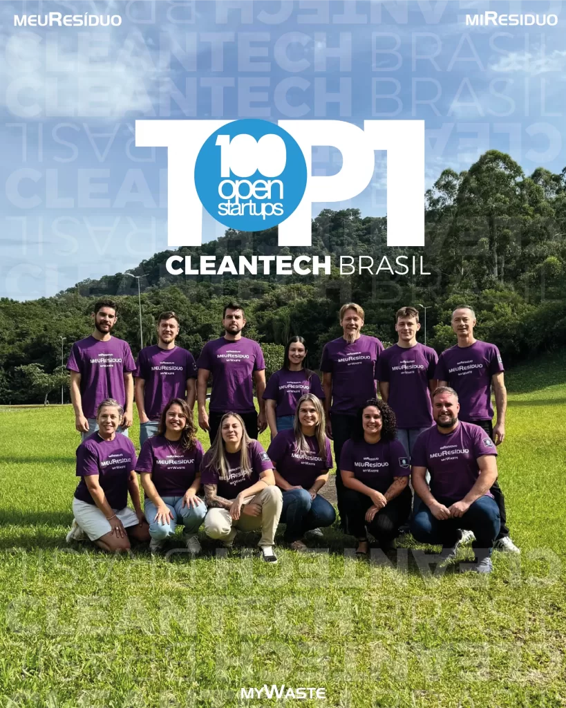 meuResíduo: Top 1 Cleantech e Top 10 Startup do Brasil