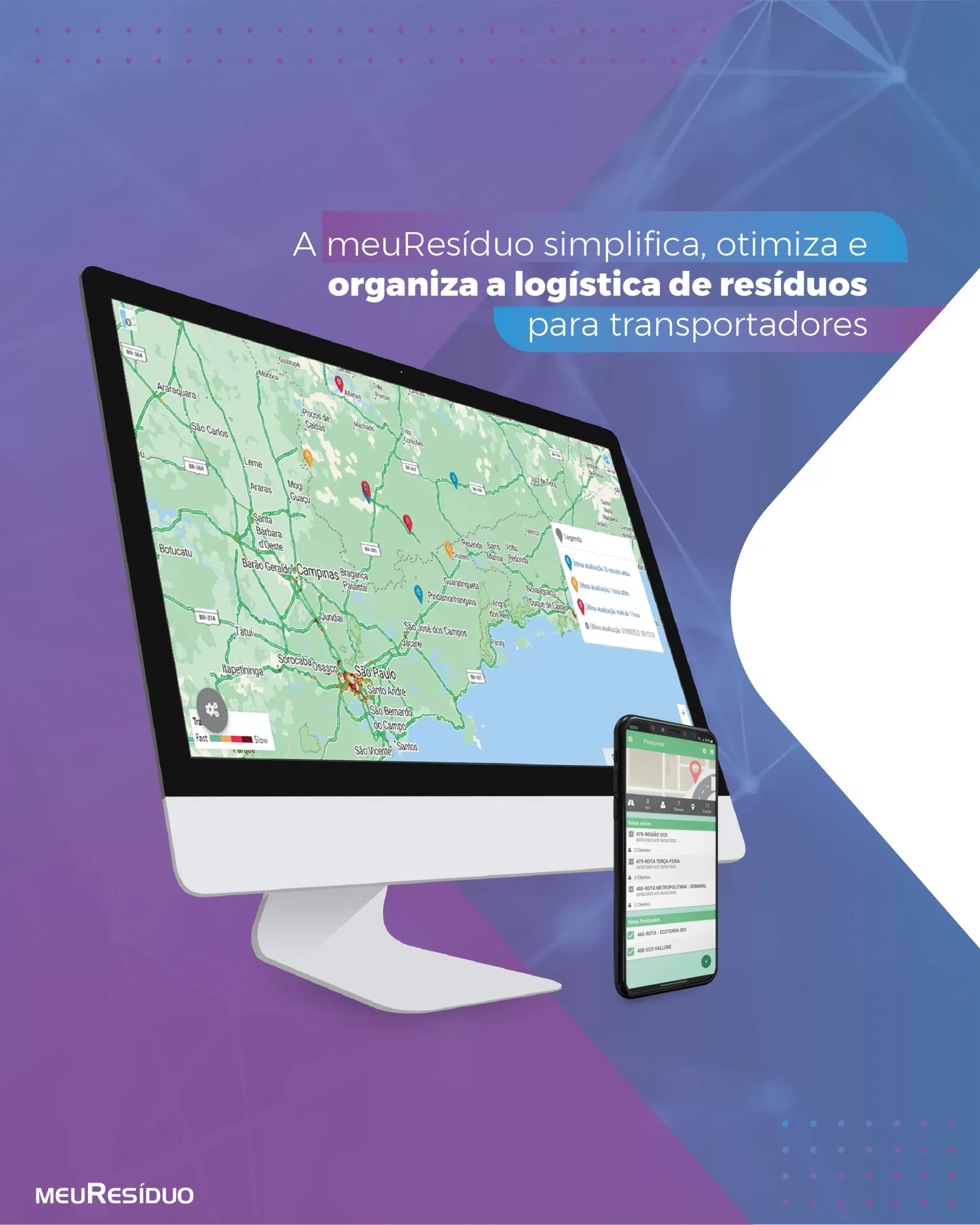 meuResíduo simplifica, otimiza e organiza a logística de resíduos para transportadores