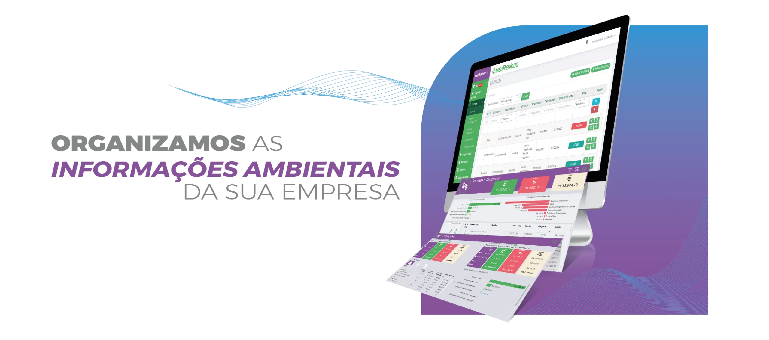 organizamos as informações ambientais da sua empresa